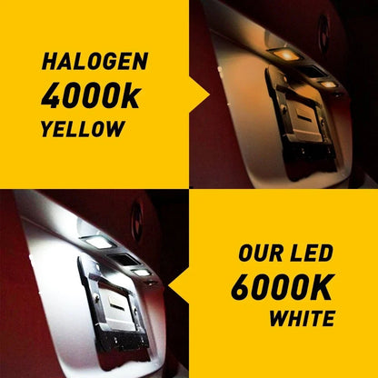 2X Canbus LED White License Plate Bulbs for BMW E39 E60 E90 F30 E92 E70