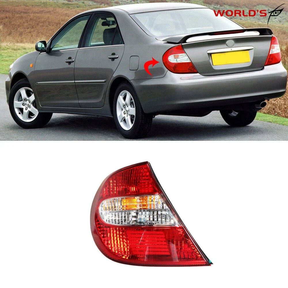 Rear Tail Lights for Toyota Camry (2002–2004) Halogen Driver Left Side