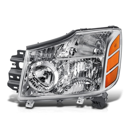 Left Side Headlight Lamp for Nissan Pathfinder Armada Titan (2004–2007)