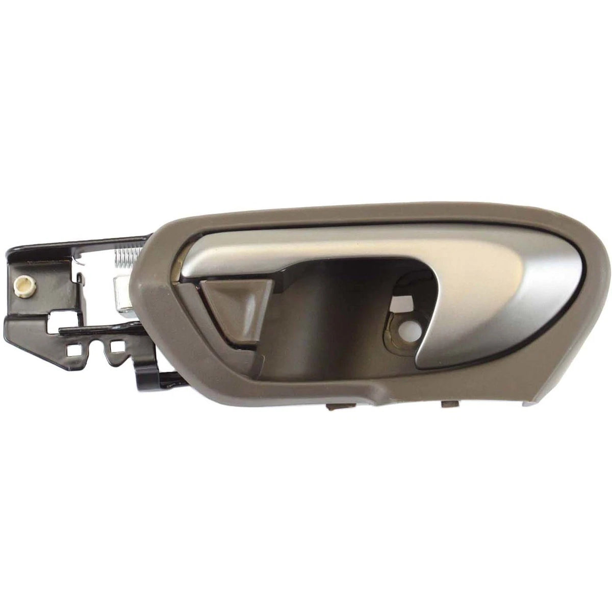 Interior Door Handle for Honda Civic Coupe (2006–2011) LH Brown Bezel Silver Lever