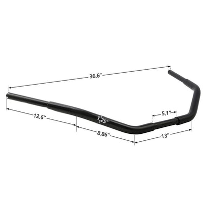 3.5" Rise Handlebar for Softail, Dyna, Harley Sportster XL