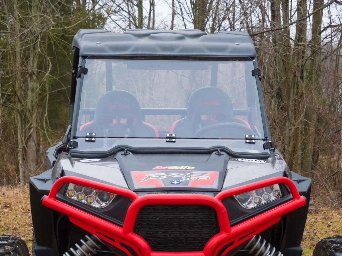 Clear Flip/Fold Down Windshield for RZR 900 2015-2023 - Scratch Res.