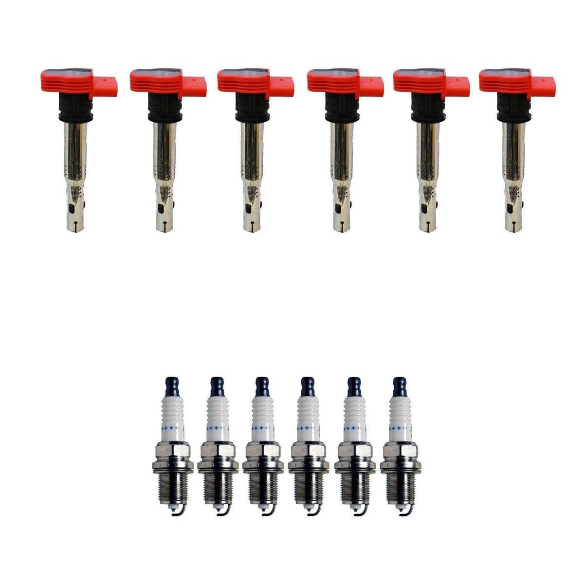 Set of 6 Denso Ignition Coils for (Double Platinum, Gap 0.044)
