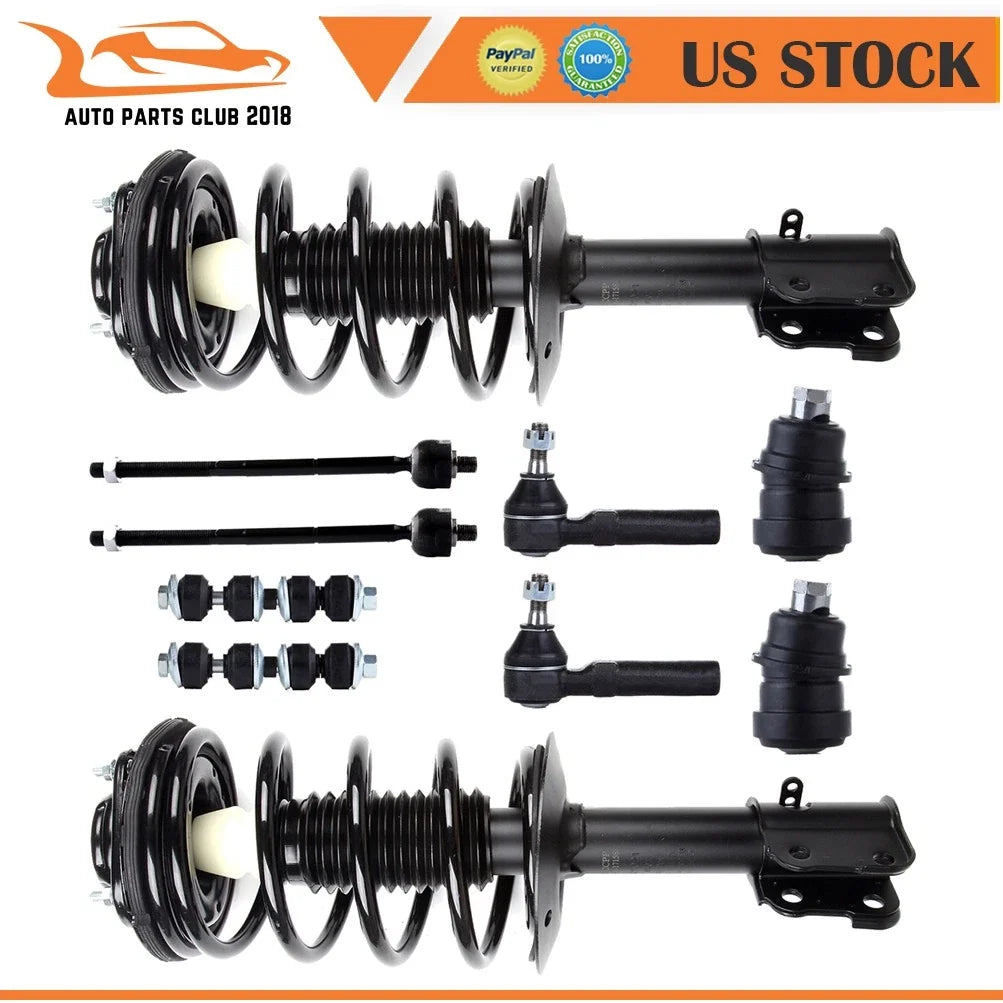 Front Struts Assembly Tie Rod Ball Joint Sway Bar for Dodge Neon (2000–2005)