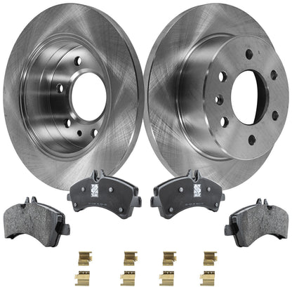 Rear Brake Pads & Disc Rotors Set for Mercedes Sprinter 3500