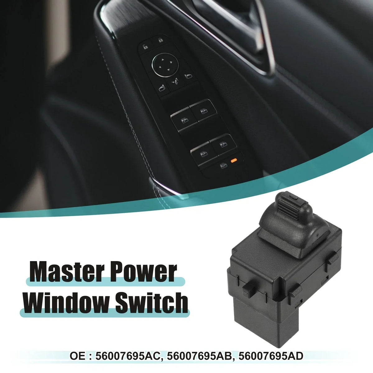 Master Window Switch for Front Passenger Side Dodge Dakota 2000-2004
