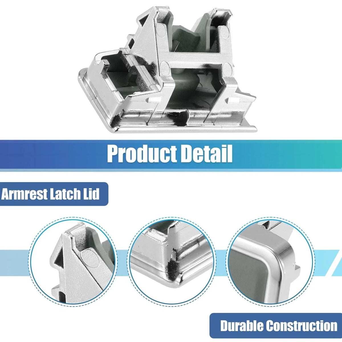 Armrest Lid Latch - Light Gray for Mercedes-Benz