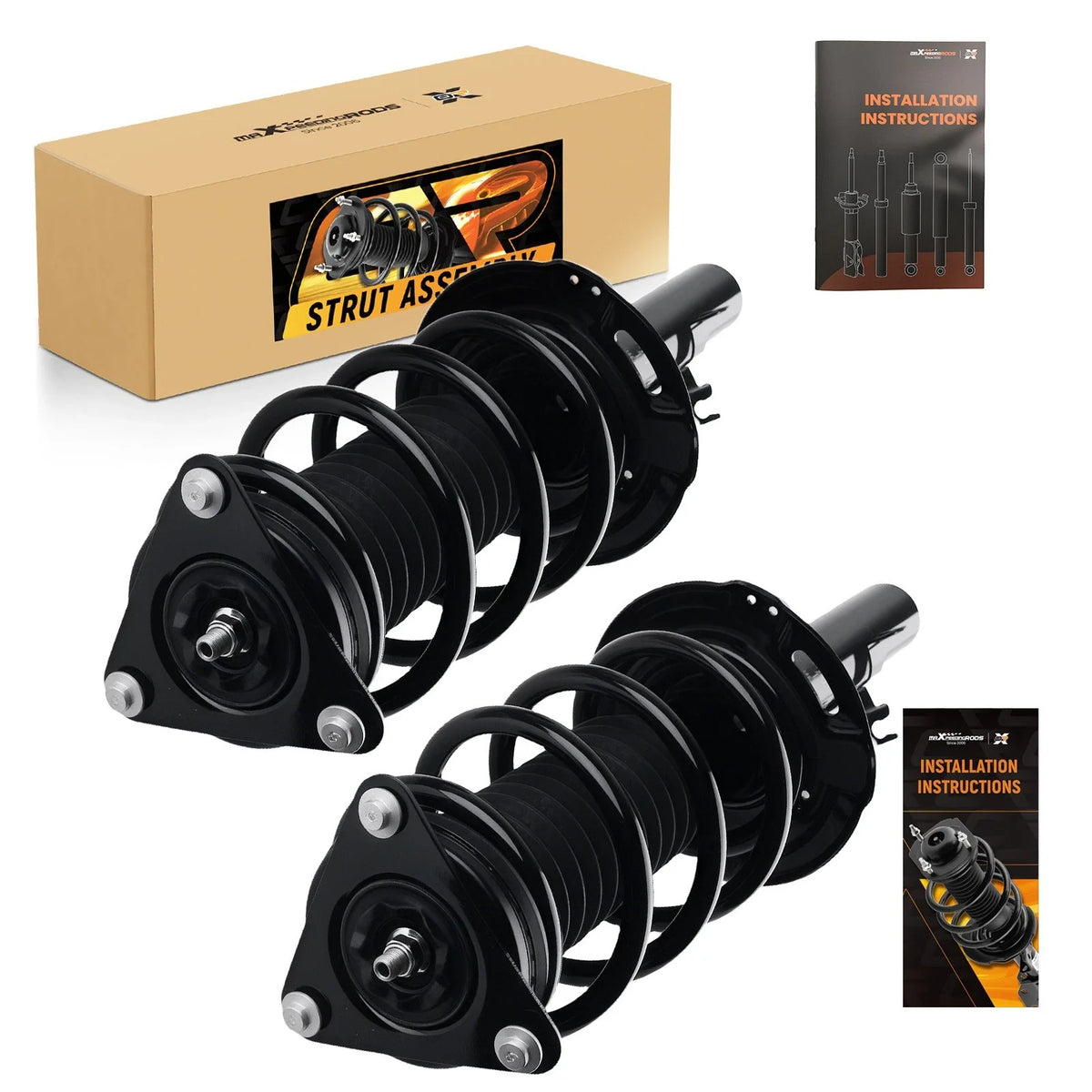 Strut and Shock Set with Coil Springs for Nissan Rogue (2014-2020)