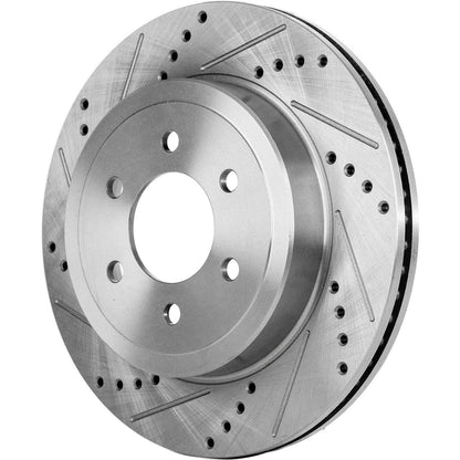 Front & Rear Brake Disc Rotors for Dodge Dakota (2003–2004)