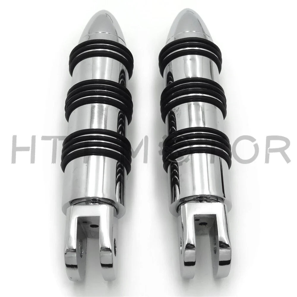 Chrome Stick FootPeg for Harley FXBB FXBR FXBRS FXLR (2018–Present)
