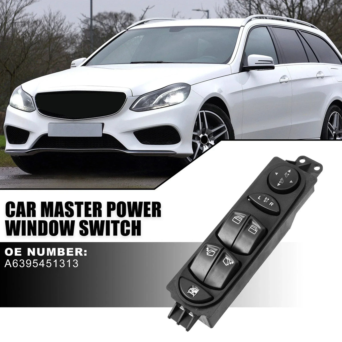 Power Window Switch for Driver Side (2003-2010) Mercedes Viano Vito