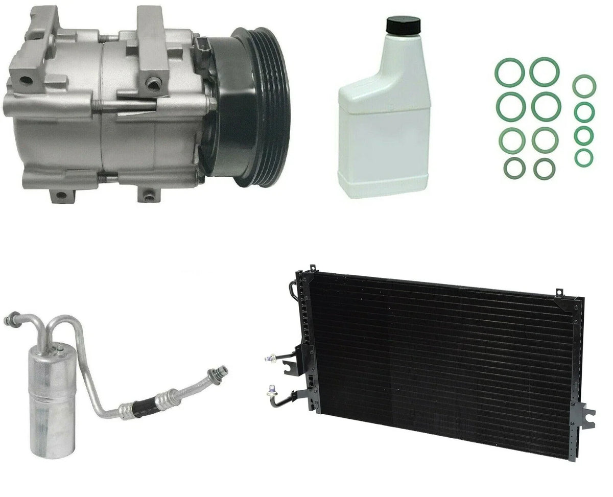 A/C Compressor Kit Replacement with Condenser for Toyota Land Cruiser (2008–2021)