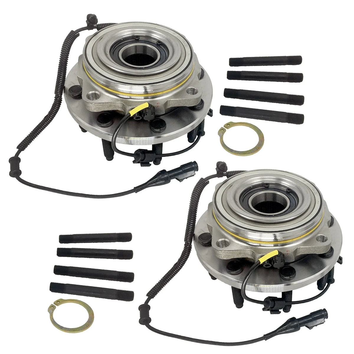 2X Front Wheel Bearings & Hub for Ford F-250 Super Duty (2005–2010) 515081