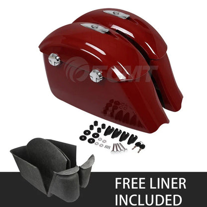 Red Saddlebag Electronic Latch Liner for Indian Chieftain (2014–2018), Roadmaster (2015–2025)