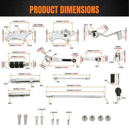 Forward Controls Kit for Harley Sportster (1991 to 2003)