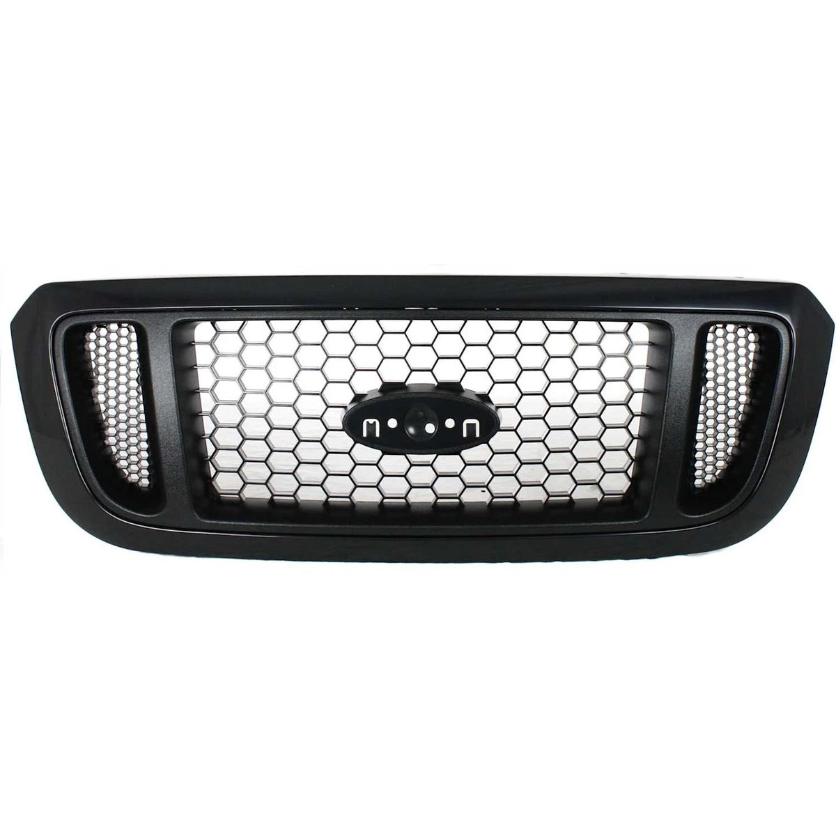Grille for Ford Ranger (2004–2005) Textured Black Shell with Silver Insert