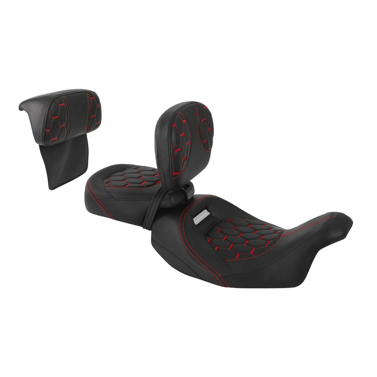 Driver & Passenger Backrests Pad for Harley Road Glide (2014-2023)