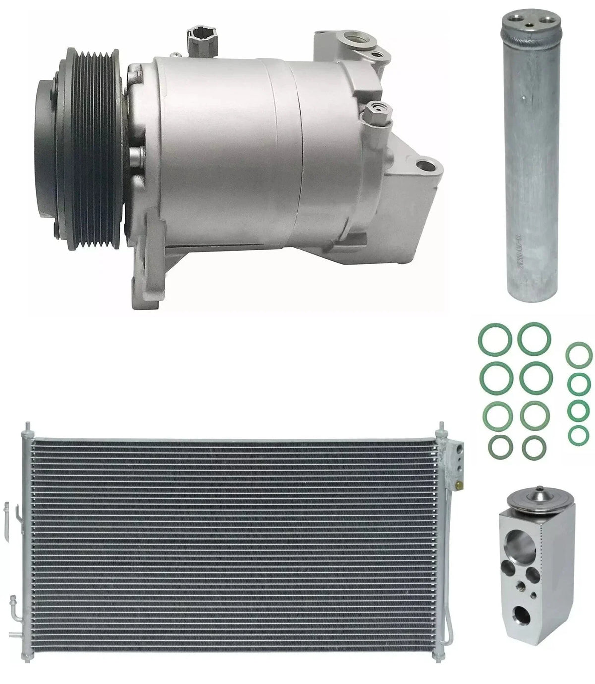 AC Compressor Kit with Condenser for Nissan Murano 3.5L (2006–2007)
