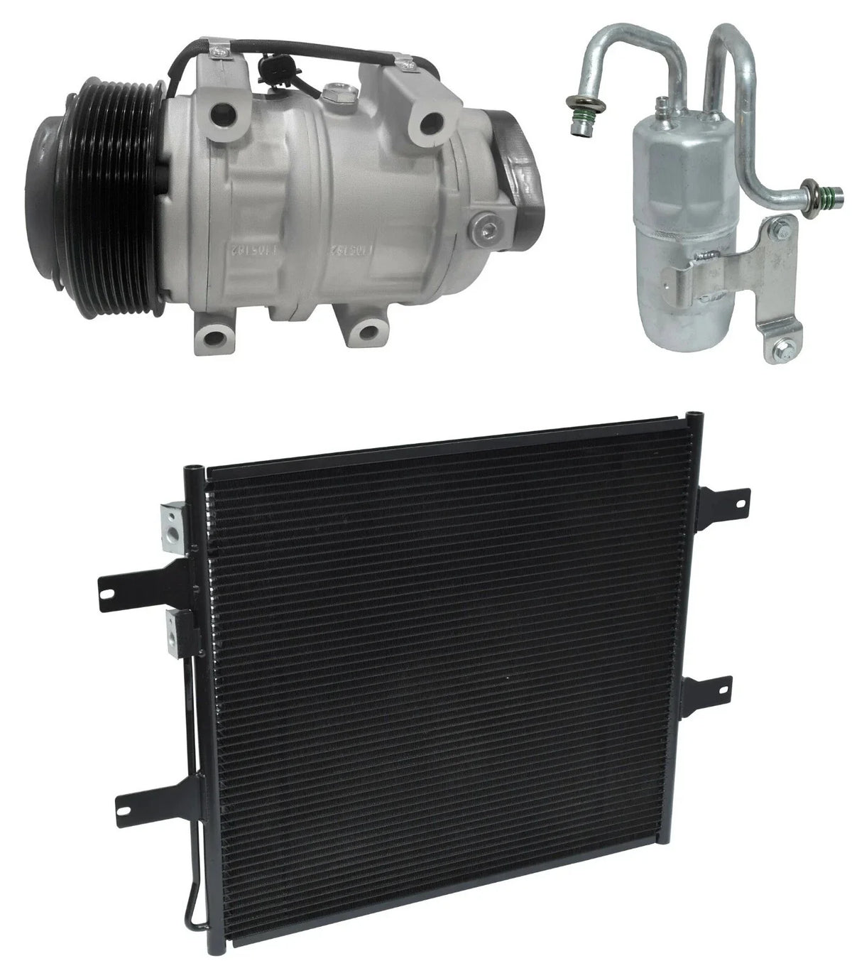 AC Compressor Kit With Condenser for Dodge Ram 5500 6.7L (2009)