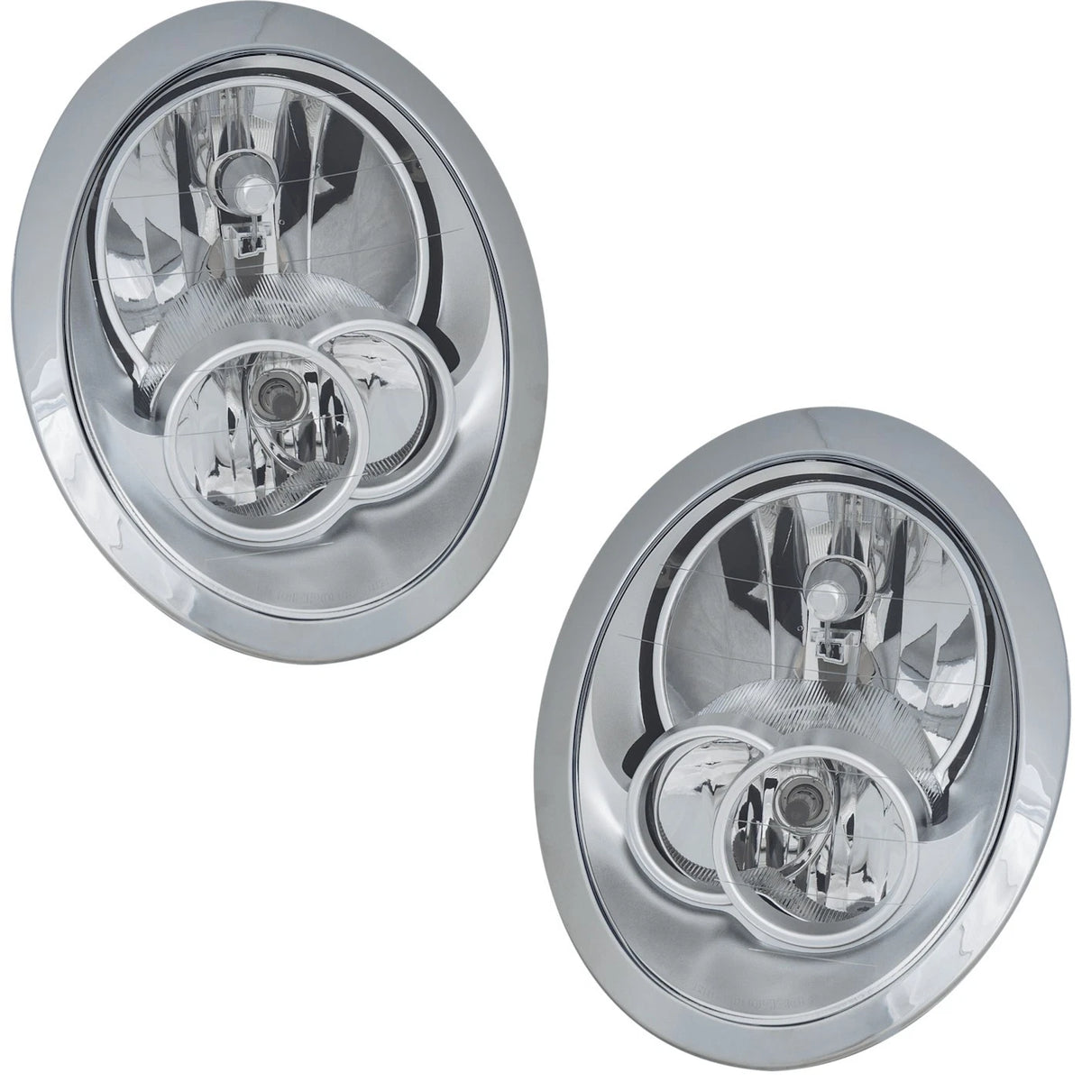 Headlight Set for Mini Cooper (2005–2008) Left & Right Halogen Bulbs
