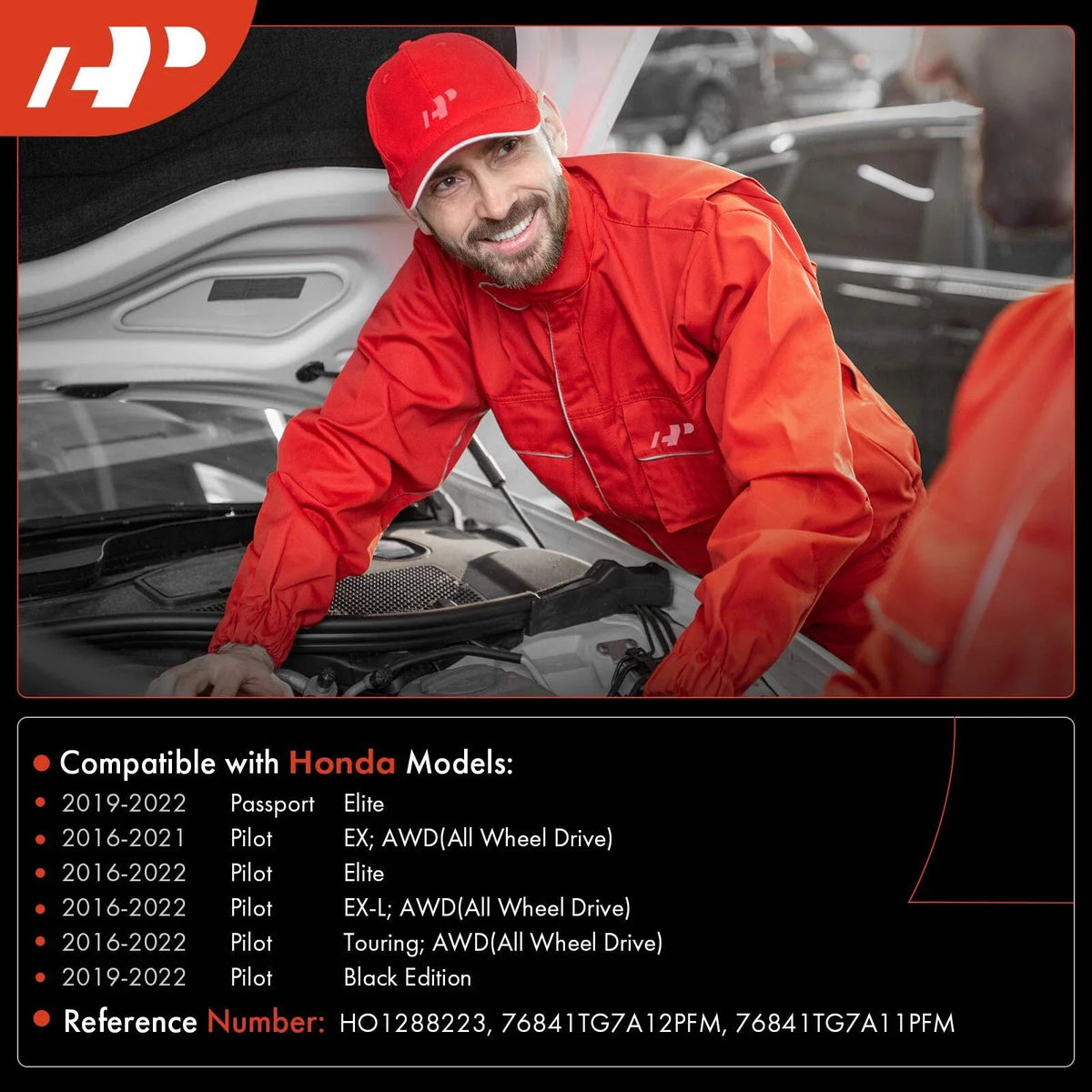 Windshield Washer Reservoir w/ Cap & Pump for Passport Pilot 1999-2002