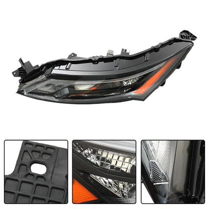 LED DRL Halogen Daytime Running Lights Pair for Nissan Rogue 2021-2023