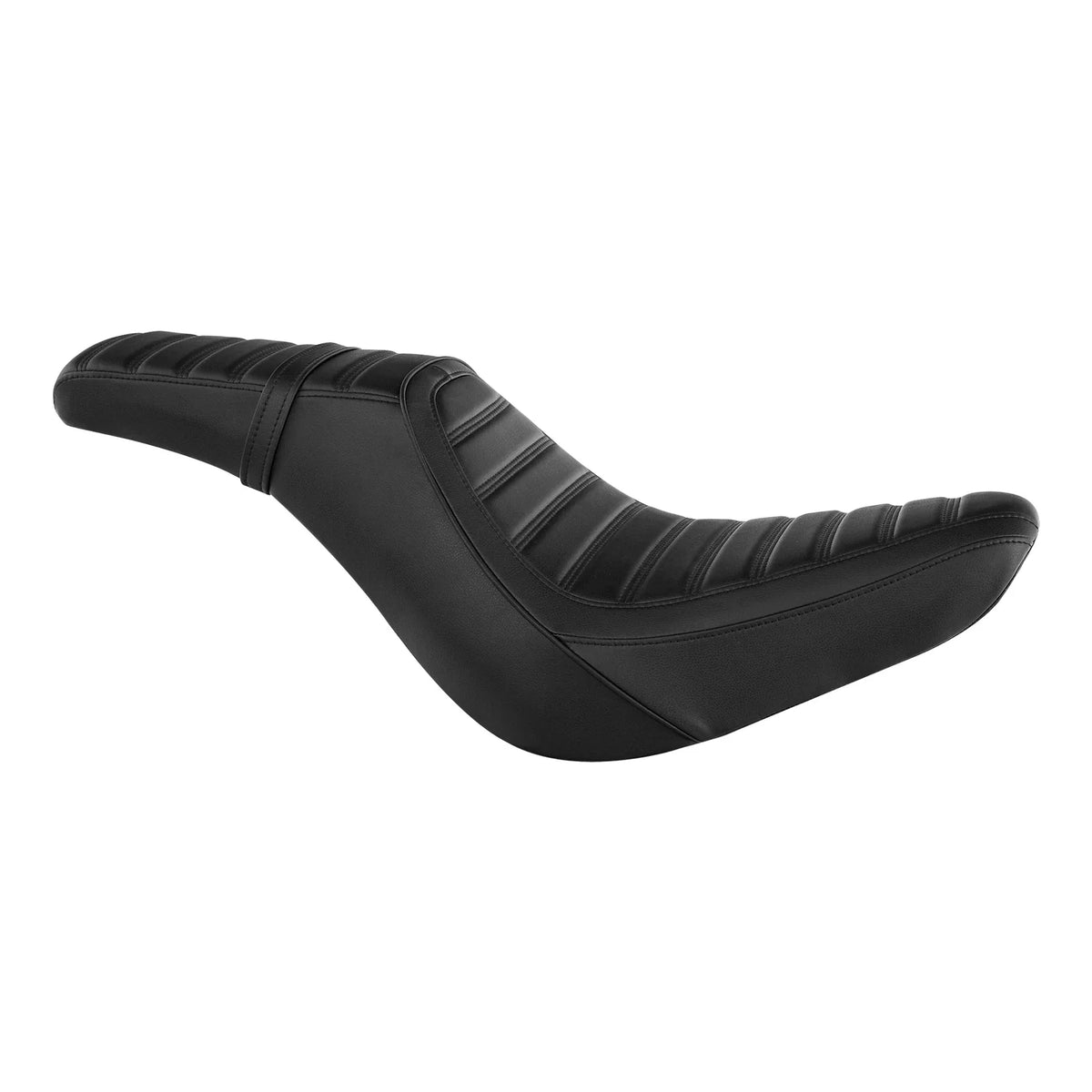 Black Driver Passenger Seat for Harley Softail Standard Street Bob (2018–2025)