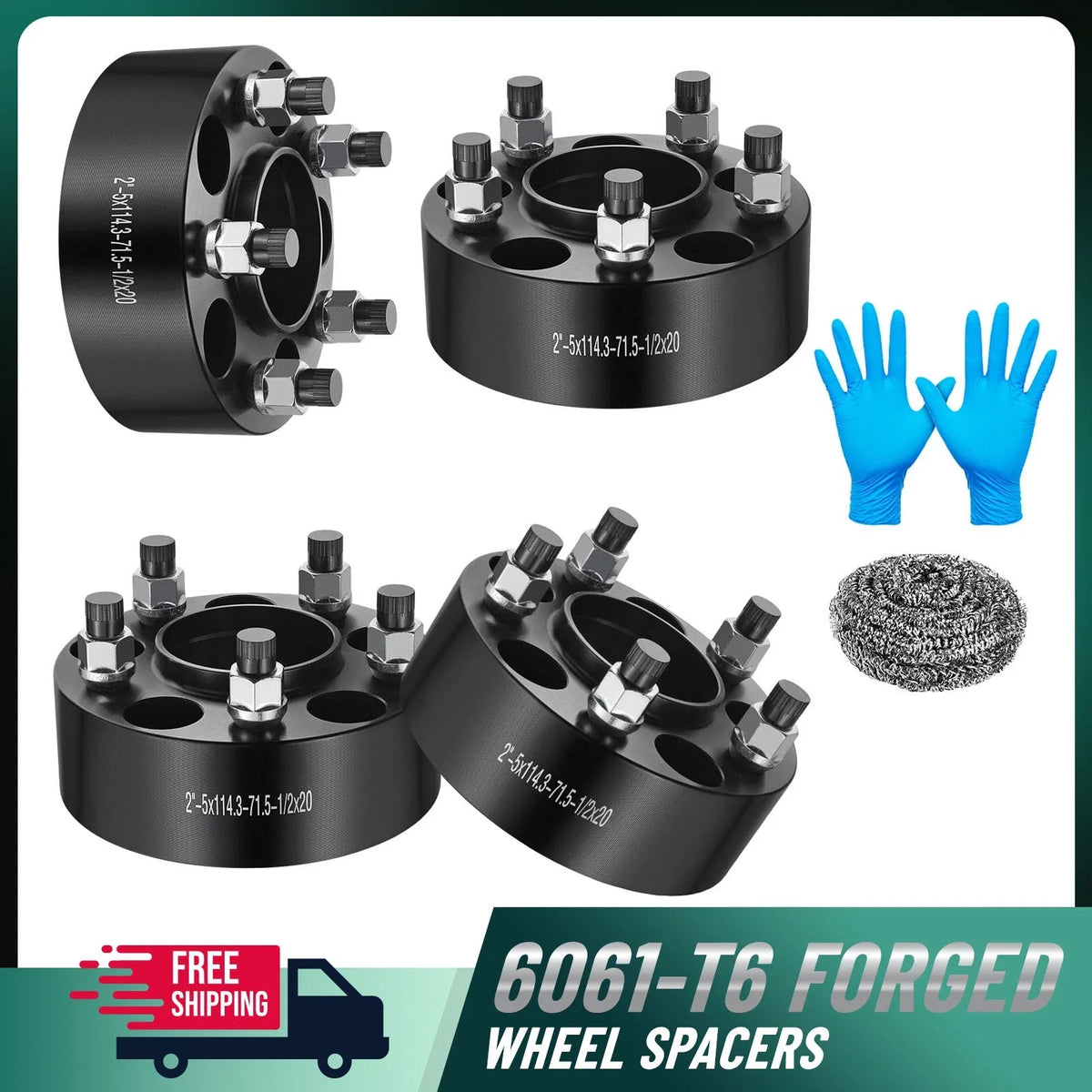 2" Hub Centric Wheel Spacers for Jeep Cherokee Comanche (1984–2001)