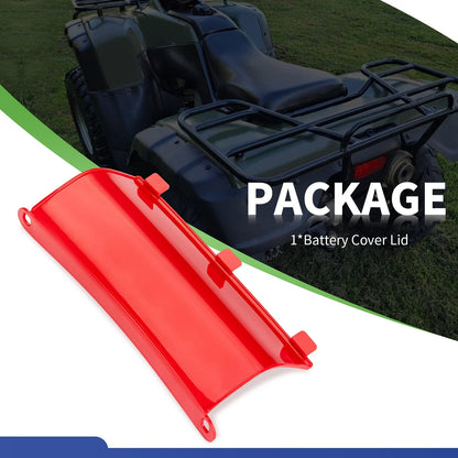 Red Battery Cover Lid for Rancher 350 TRX350 (2000-2003)