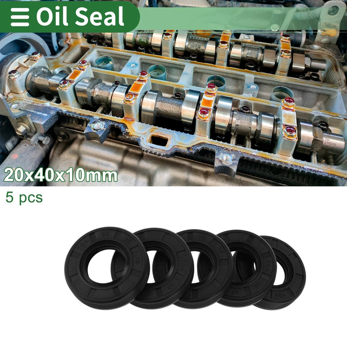 Oil Seal for Rotary Shaft (20x40x10mm)