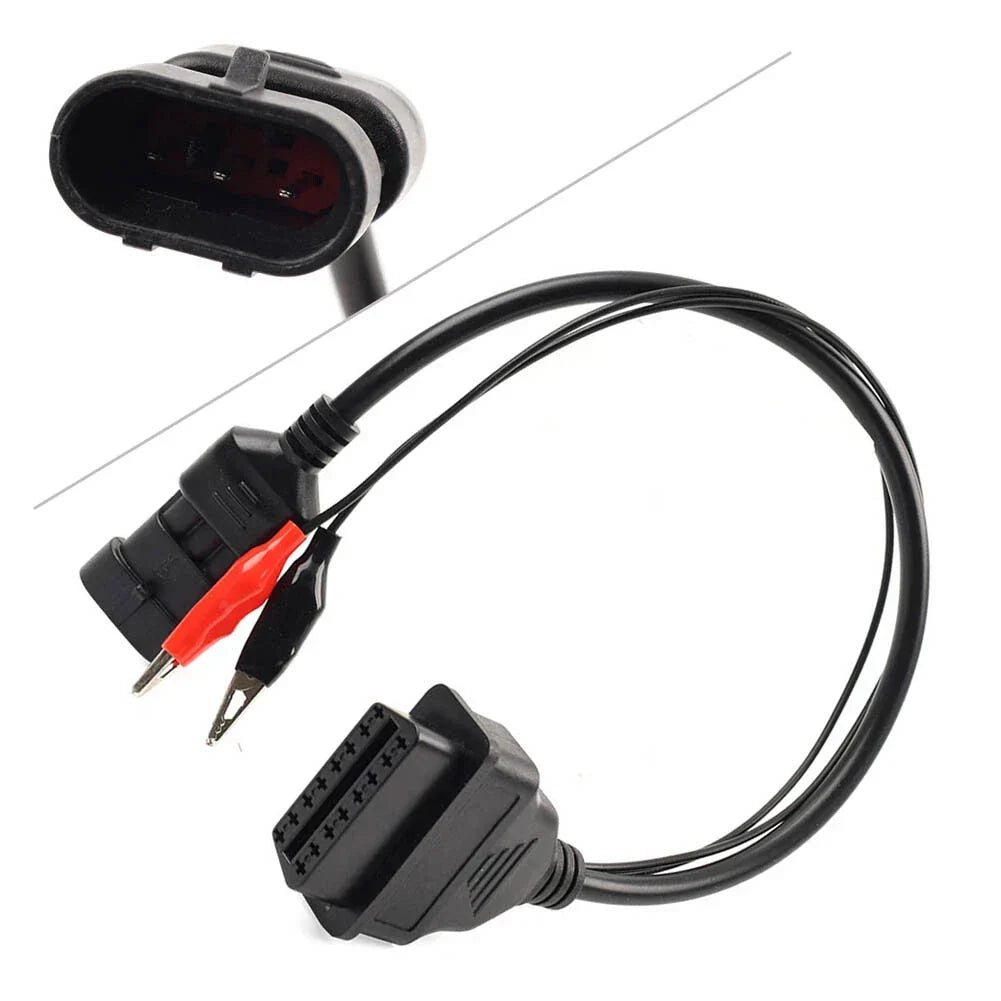 OBD2 Adapter Cable 3 Pin to 16 Pin for Cfmoto Motorcycle