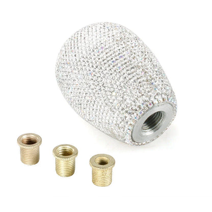 Rhinestone-Embellished Gear Shift Knob for MT/AT Vehicles
