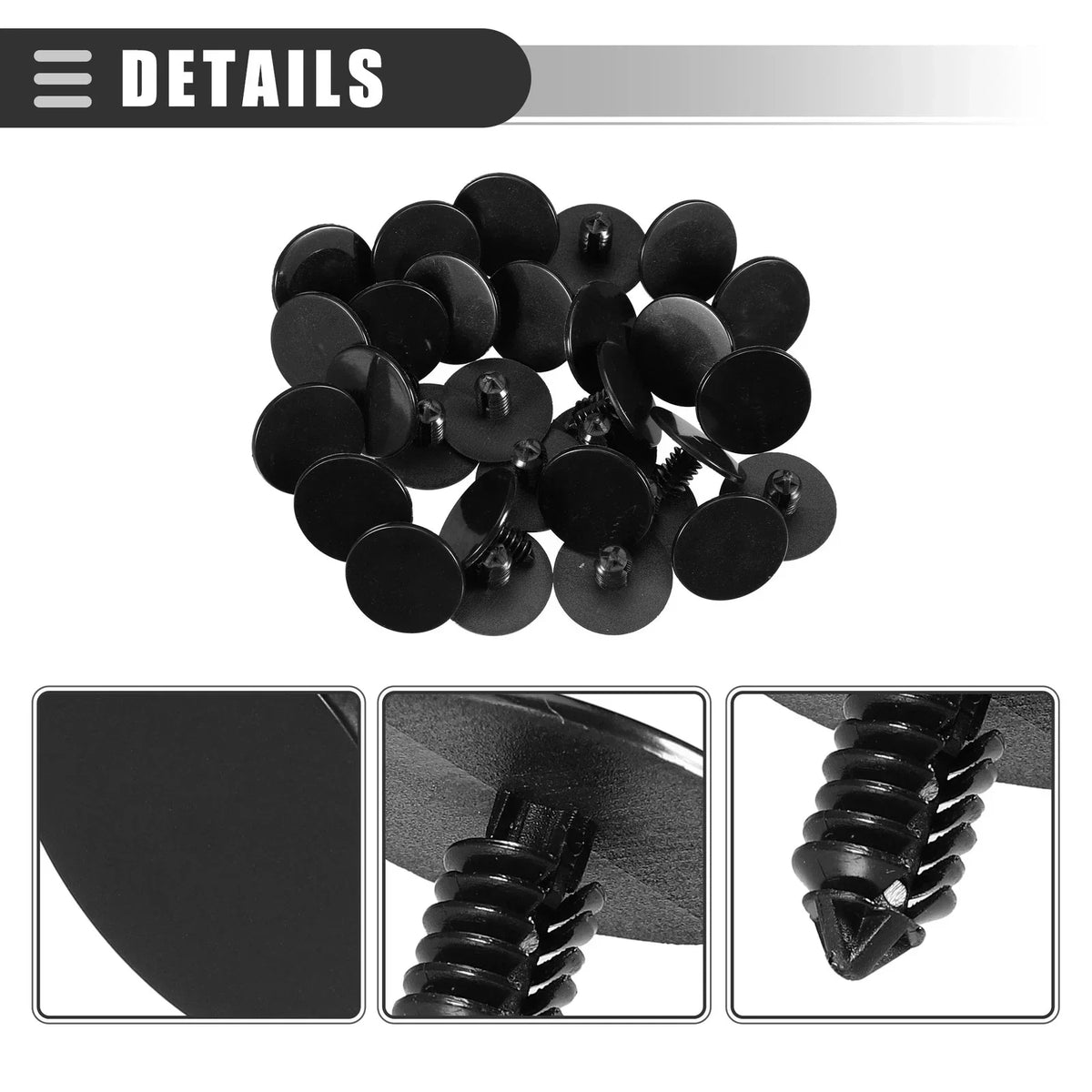 Hood Insulator Retainer Clips - Set of 30 for Dodge Models