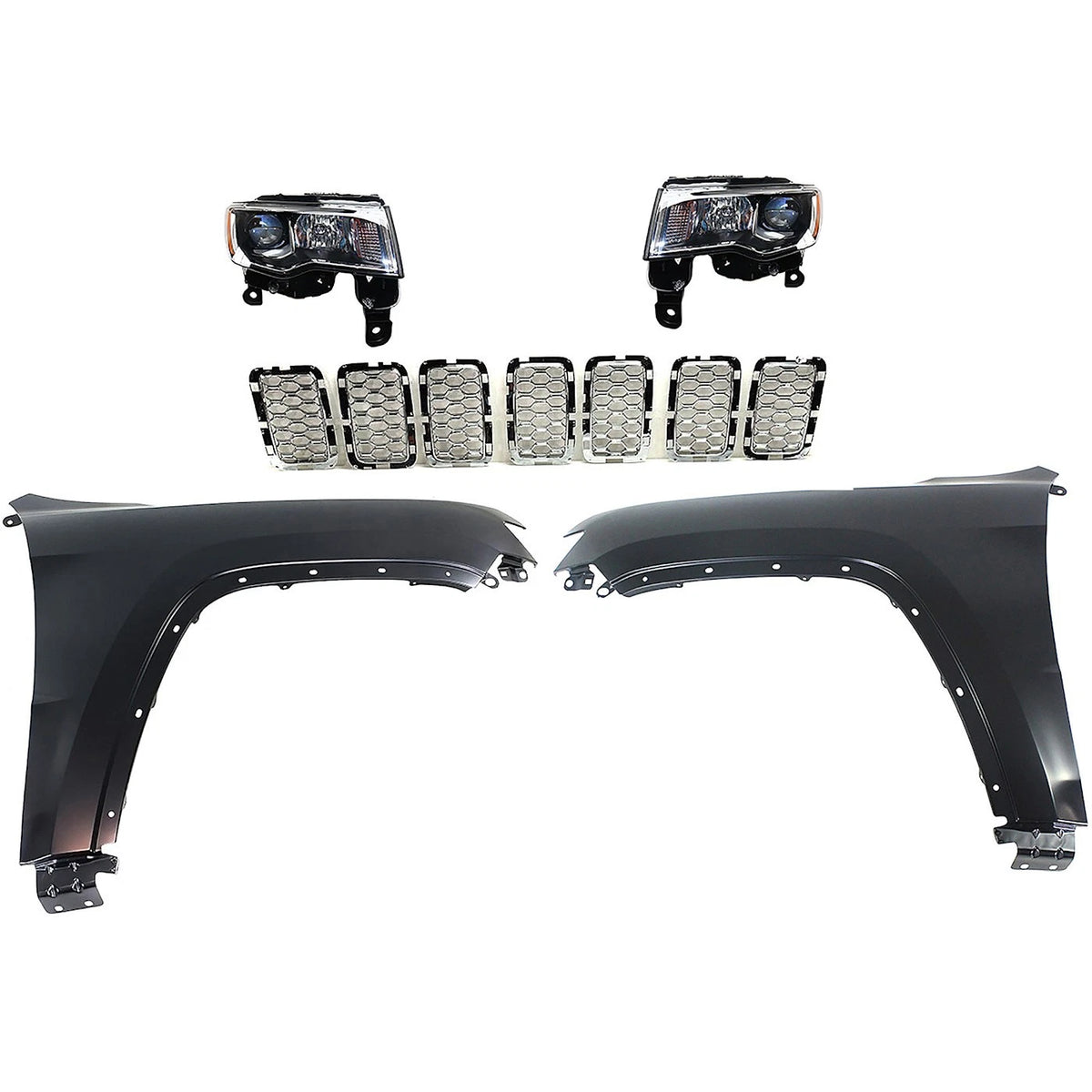 Headlight Set for Jeep Grand Cherokee (2017–2021) - Left & Right