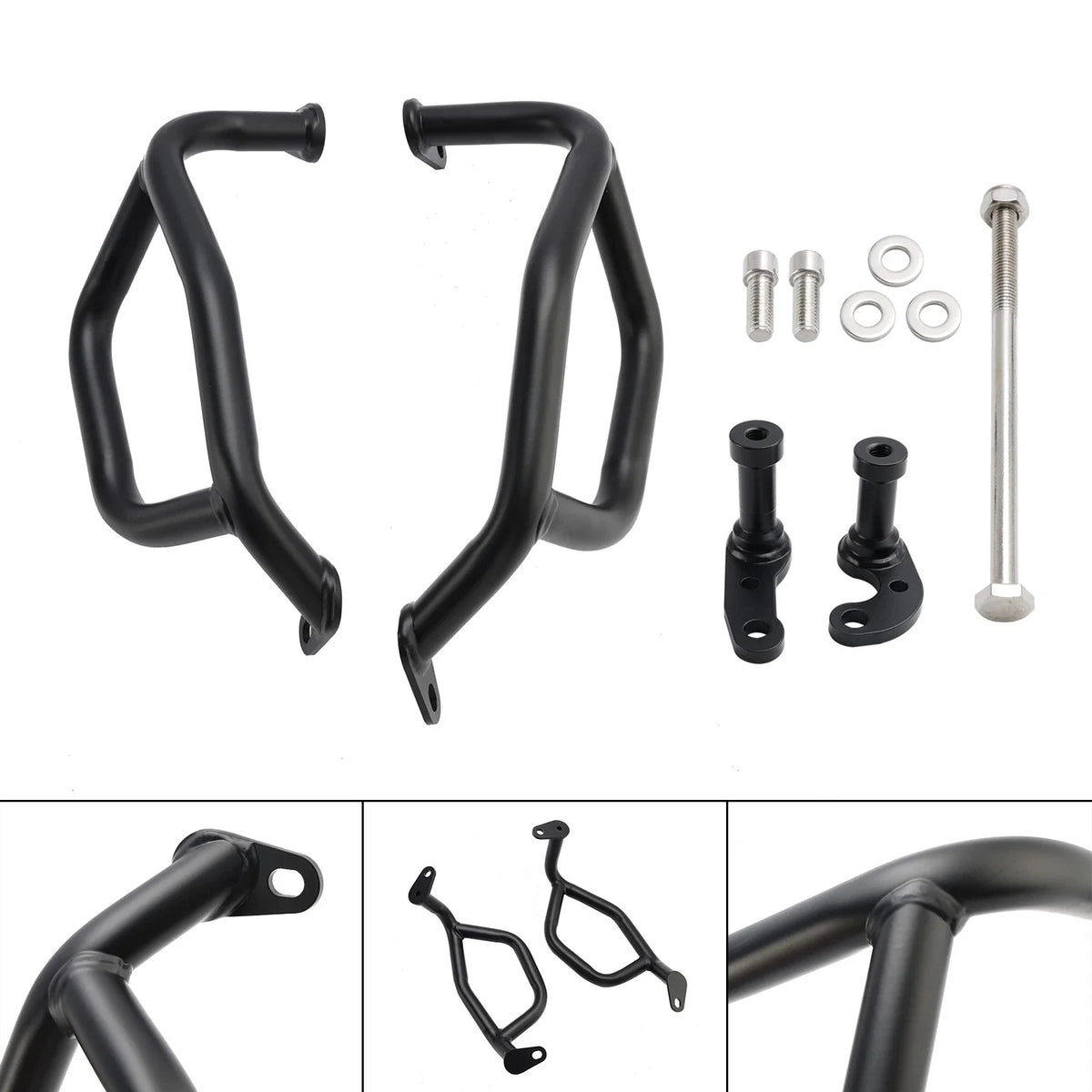 Engine Protect Guard Frame Lower Crash Bar for Honda NX400 NX500 (24)
