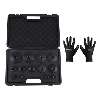 13Pcs 1/2" Drive Lock Nuts Socket Set for (18-80MM)