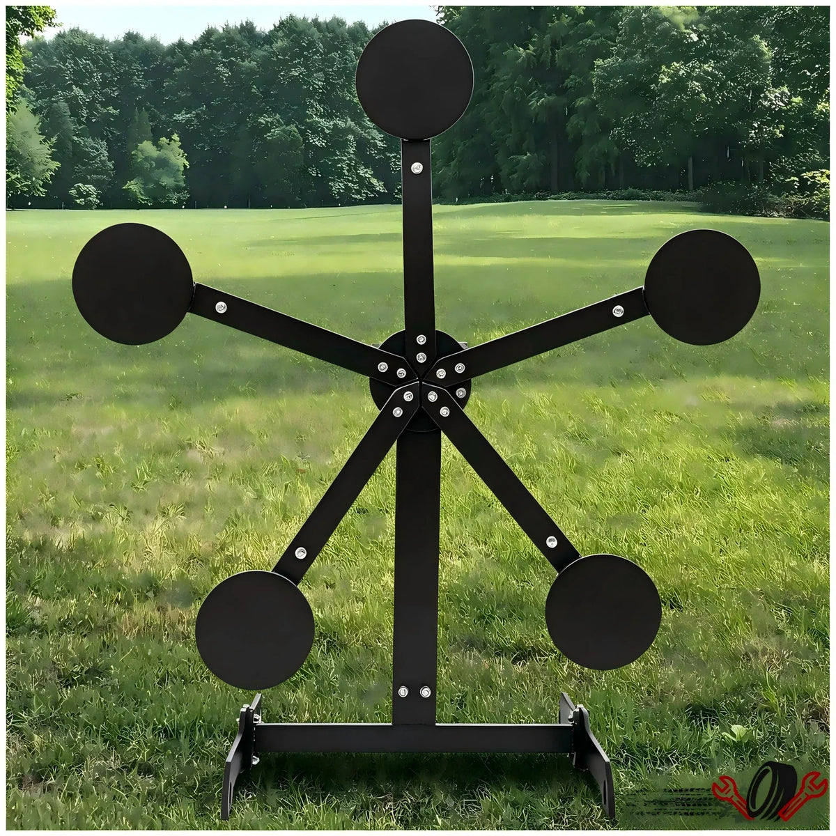 8" Metal Portable Reactive Steel Shooting Target