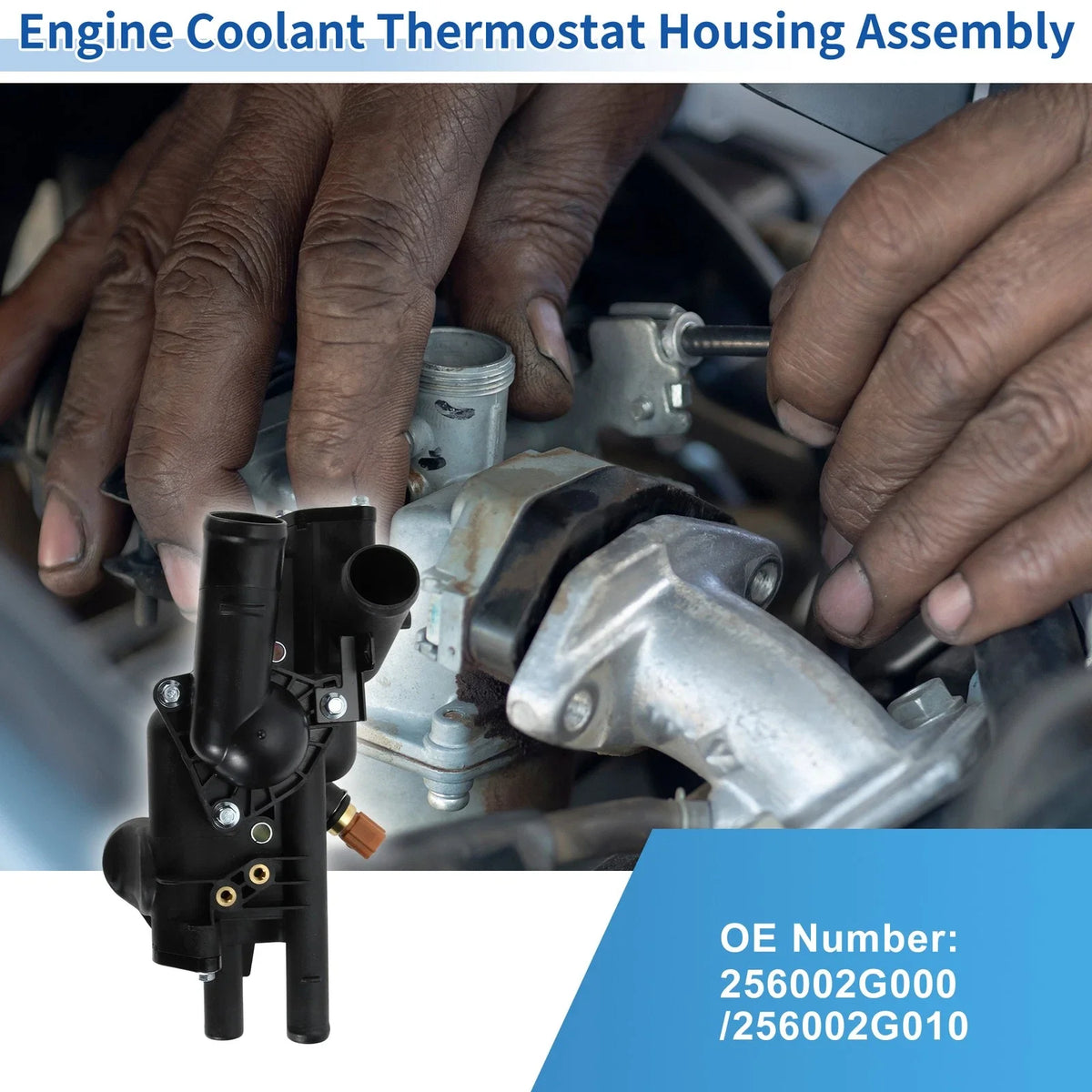 Engine Coolant Thermostat Housing Assembly No. 256002G000 for KIA Forte (2010)