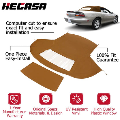 Soft Top Set for Pontiac Firebird (1994-2002) & Chevrolet Camaro