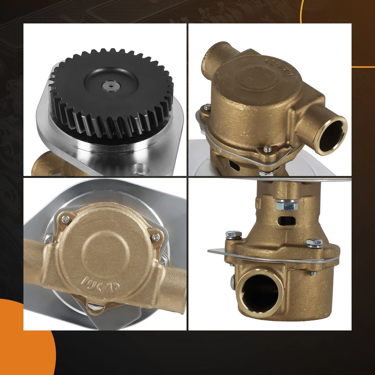Water Pump for Cummins 4B/6B Marine Engine (Bronze, M71, 3907458)