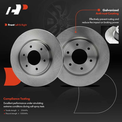 Front Brake Rotors for QX56 Infiniti 2007 to 2010