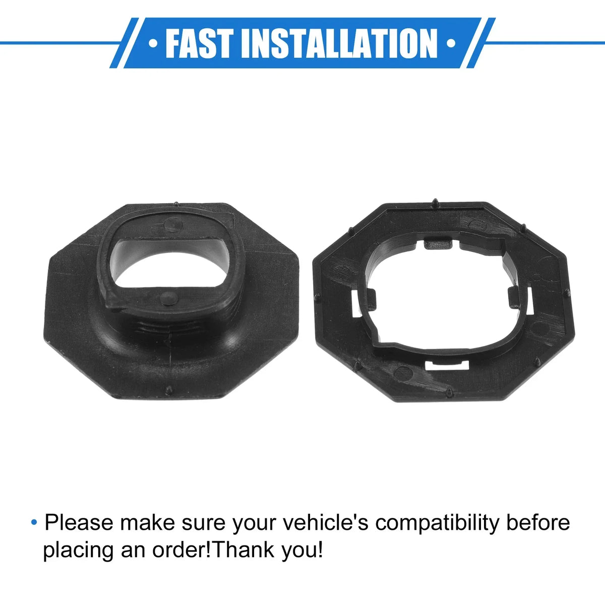 4pcs Durable Black Plastic Car Holder Retainers for Lexus GS 2013-2019
