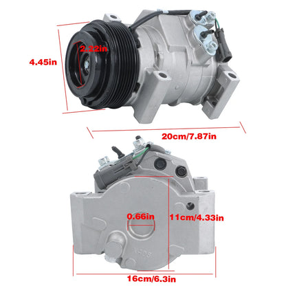 A/C Compressor for Chevrolet Silverado 2500 HD 6.6L (2002–2013) 15100340