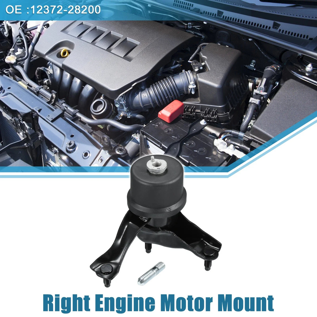 Engine Motor Mount Left for Toyota Camry (2007–2011) 12345-67890