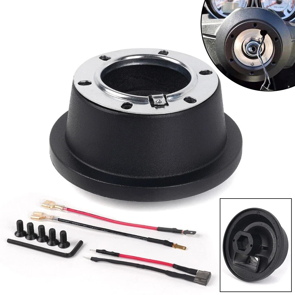 6 Bolt Steering Wheel Hub Quick Release Adapter for Ford Mustang Fiesta