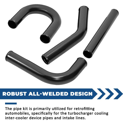 Turbo Intercooler Pipe Kit 2.5" for Universal Fitment (63mm)