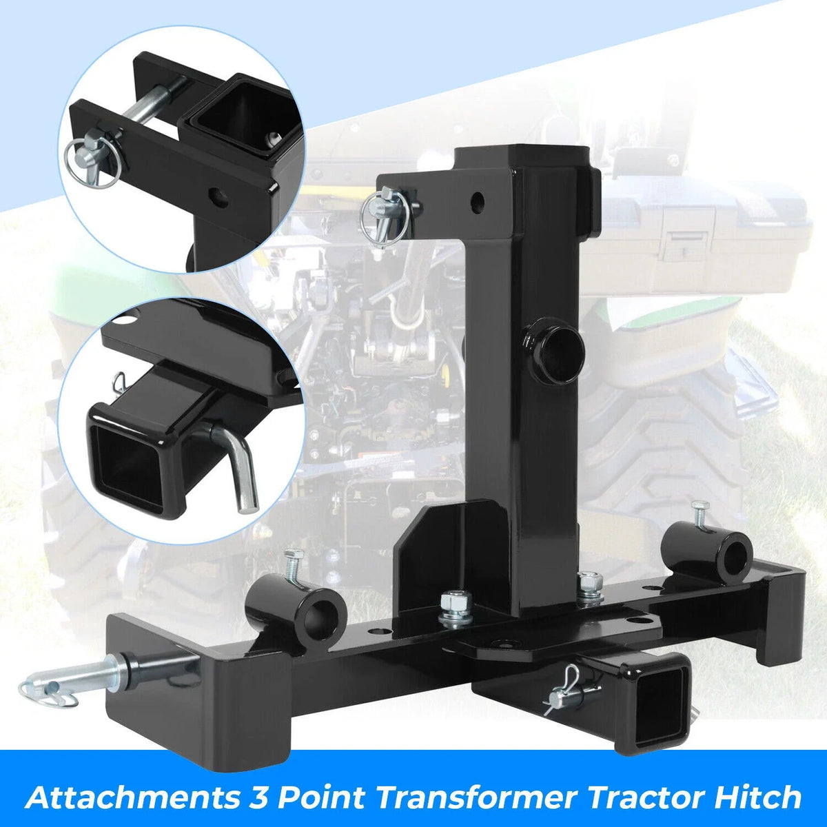 3 Point Hitch Attachment for Category 1 Tractors
