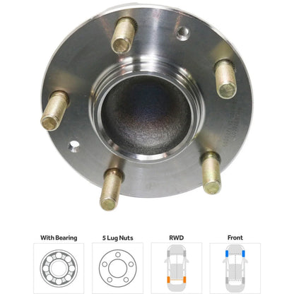 Front Wheel Hubs with Bearing for RX-8 (2009-2011) Left & Right