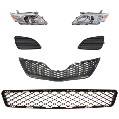 Headlight Set for Toyota Camry (2010–2011) - Driver & Passenger Side