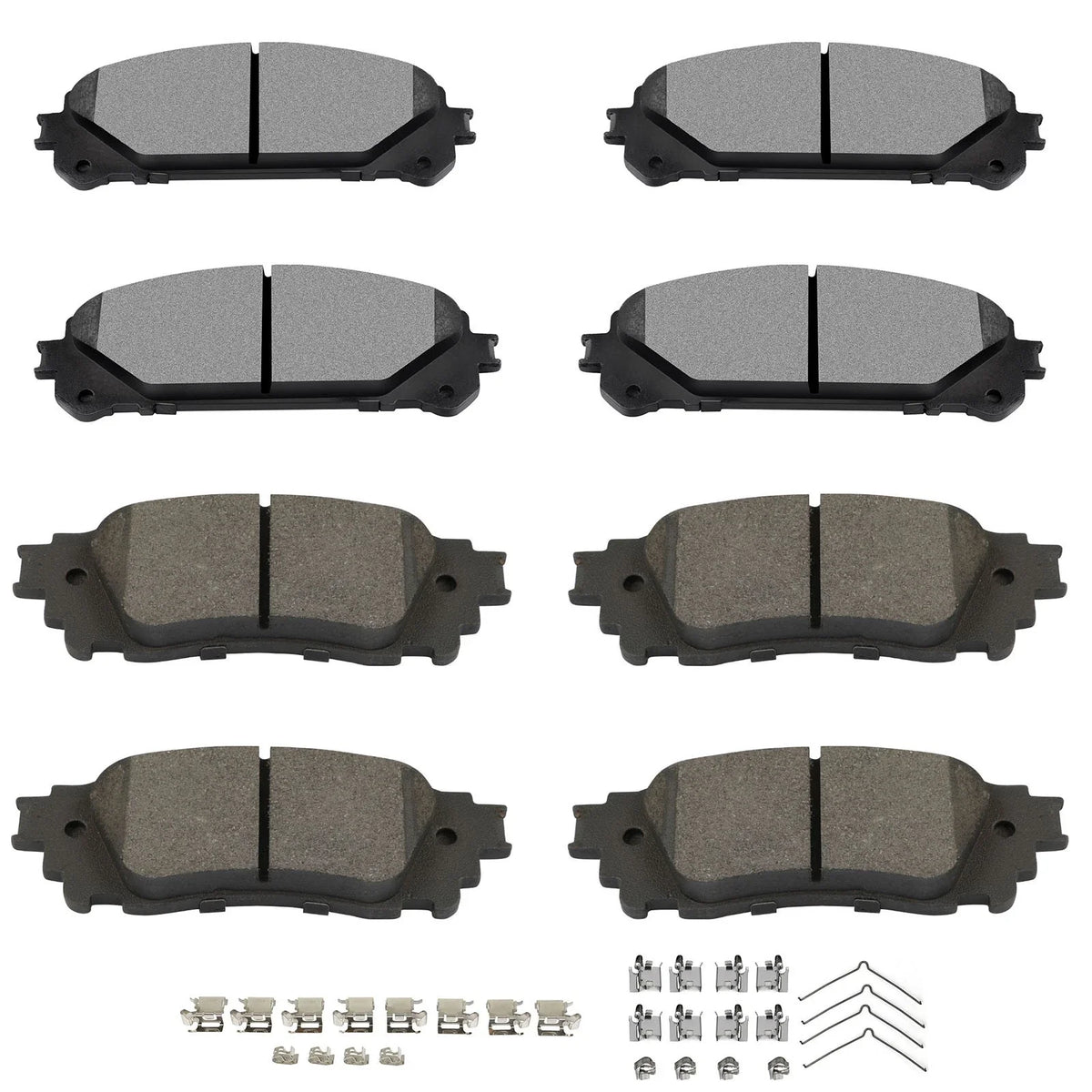 Set of 4 Brake Pads for Lexus RX350L (2018–2021)